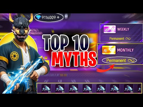 Top 10 Myths in 7 Year Old FREE FIRE ID😱 ₹10,00,000 wasted - Garena Free Fire