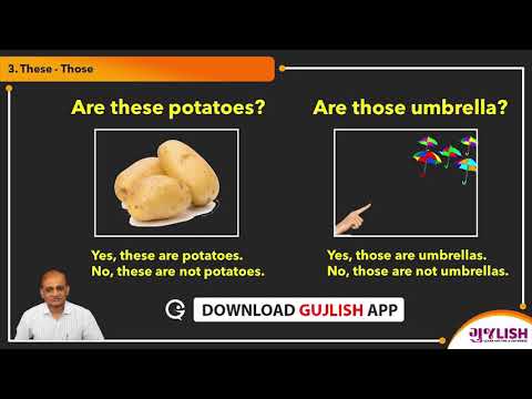 These are & Those are | Learn spoken English in gujarati