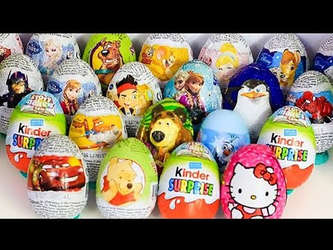 🚕⛱☘💖 Surprise Eggs 2 hours long video☘⭐🎀🎈
