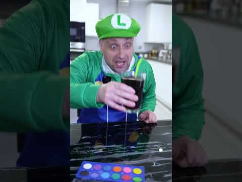 Never paint with colors if it's a drink! #familygamestories