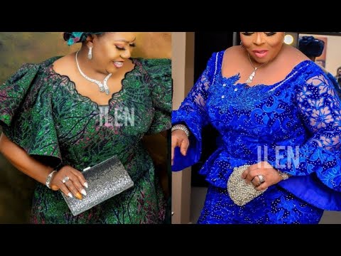 Asoebi Style 2025: Most Latest Lace, Velvet & Ankara Styles For Owanbe |Ankara Wax Print Styles/Lace