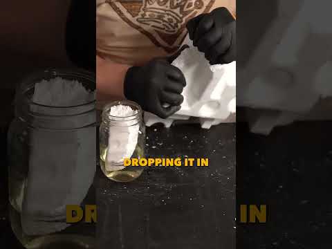 Watch this Eat Through Foam #science #scienceexperiment #experiment