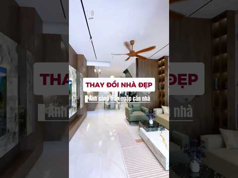 Hình mẫu không gian hiện đại mang lại ấm cúng cho gia đình