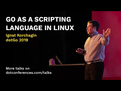 Go as a scripting language in Linux