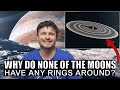 Exploring the Mystery of Missing Rings Around Moons