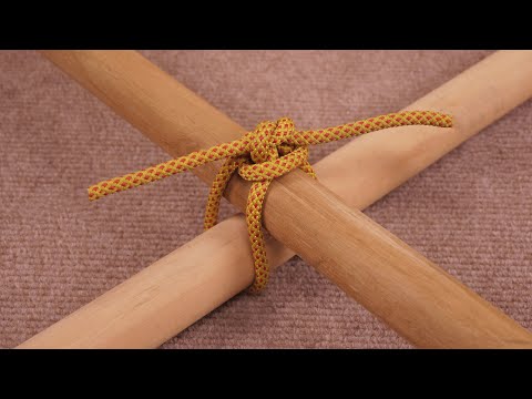 Practical and simple cross knot, cross fixed knot