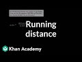 Calculating Running Distances and Rates
