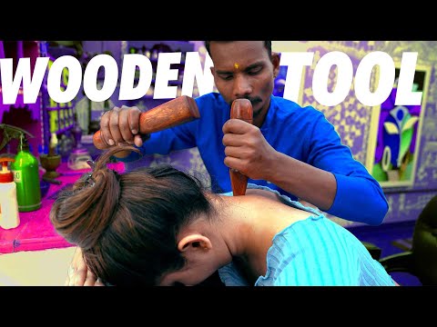 ASMR Back Massage with Wooden Tools – Intense Tingles & Muscle Relief