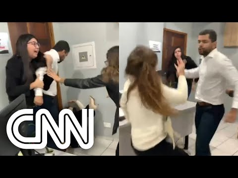 Procuradora é agredida por colega de trabalho em Registro, interior de SP | CNN PRIME TIME