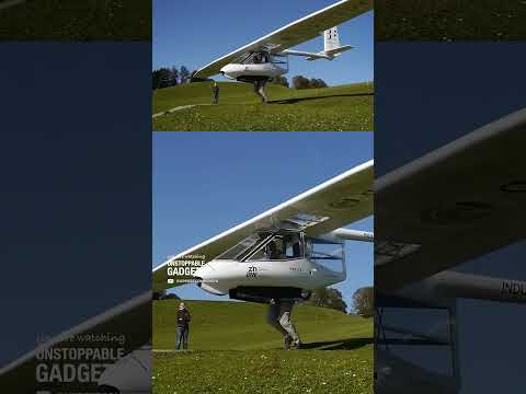 This plane is started with your legs