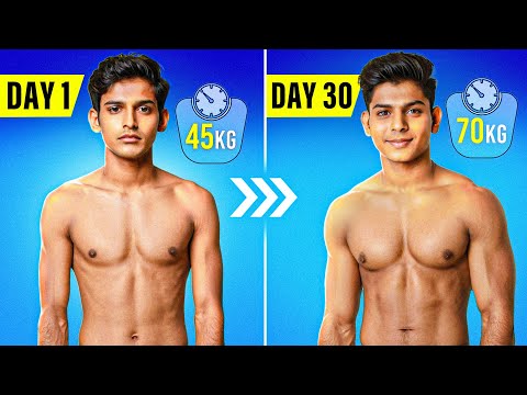 जल्दी वजन बढ़ाने का असरदार तरीका - Gain Weight 10X Faster at Home (Diet and Workout) | Rewirs