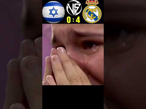 Emotional Penalty Ever | Israel Vs Real Madrid Imaginary Football Penalty shootout | #shorts