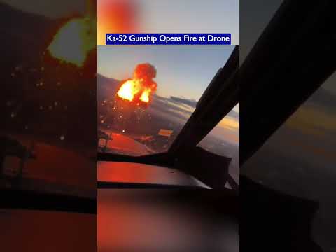 Russian Ka-52 Uses 30mm Cannon Against FP Kamikaze Drone