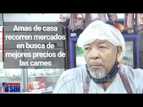 Amas de casa recorren mercados en busca de mejores precios de las carnes