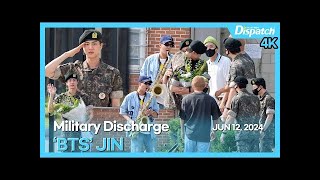 پایان سربازی جین زیرنویس فارسی  JINBTS,  Finally Discharge with |  BTS members