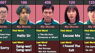 Squid Game Player First And Last Words Before Death