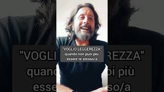 "Voglio leggerezza": quando non puoi più essere te stesso/a #relazioni #crescitapersonale