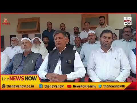 Murtaza Khan, BJP Candidate from Mendhar Constituency addressed a press conference