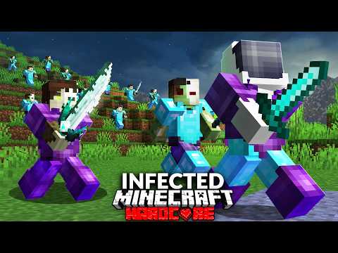100 Players Simulate a Infected Hunger Games in Minecraft!