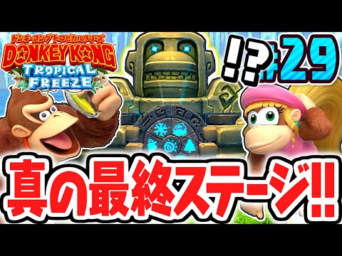 ドンキー史上最難関ステージに挑め!!クリア後のミステリーアイランド完全攻略!!Switch版で実況Part29【ドンキーコング トロピカルフリーズ】