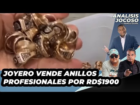 ANALISIS JOCOSO - JOYERO VENDE ANILLOS DE PROFESIONALES POR RD$1900