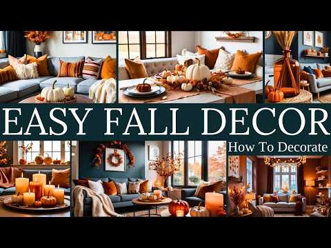 Easy Fall Decorating Ideas | Cozy & Creative Decor for Autumn 2025
