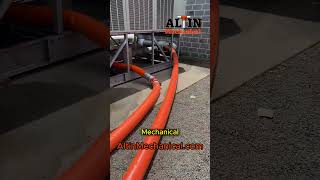 Altin Mechanical Installs an Air-Cooled Chiller at a High School the Day of Graduation #shorts