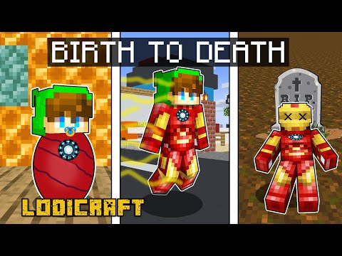 Olip BIRTH To DEATH of IRON MAN in Minecraft!