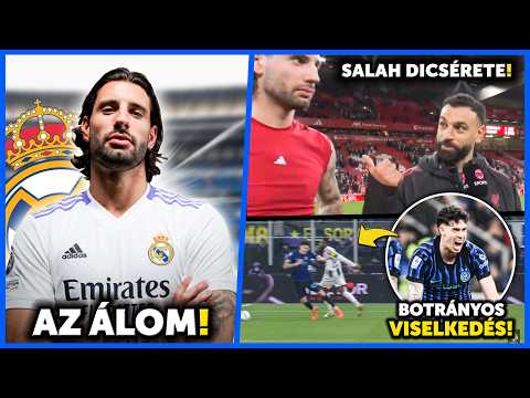 Szoboszlainak a REAL MADRID AZ ÁLMA! Ez Salah VÉLEMÉNYE Dominikról! BOTRÁNYOS olasz rangadó!