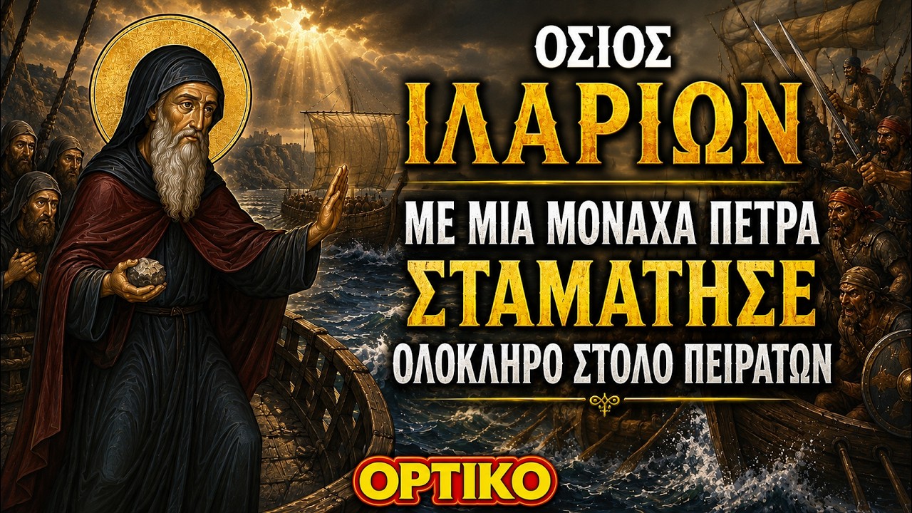 Ο όσιος Ιλαρίων και οι πειρατές