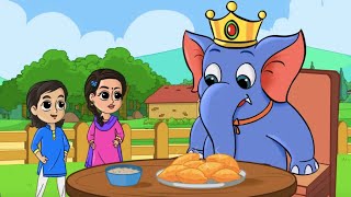 Hathi Raja Kahan Chale Nursery Rhyme | हाथी राजा कहाँ चले | FunForKidsTV - Hindi