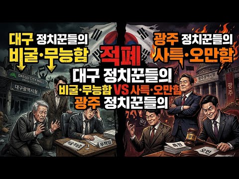 올인방송's 적폐: 대구 정치꾼들의 비굴함과 광주 정치꾼들의 사특함(2026/08/16)(후원: <strong>농협</strong> 333053-51-072090 조영환)