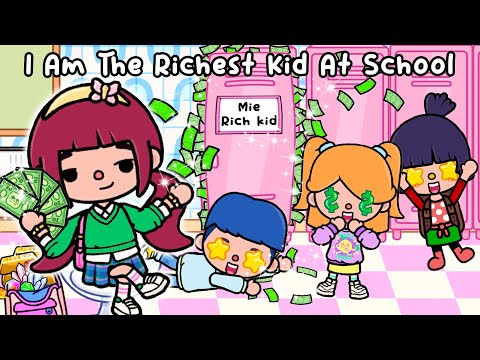 I Am The Richest Kid At School 💰 Very Sad Story | Toca Life World | Toca Boca