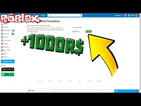 750000 Robux Promo Code 07 2021