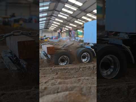 Tamiya Truck Sled Pull at UK RC Truckers National Gathering.