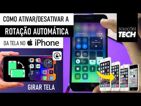 Como Ativar/Desativar a ROTAÇÃO AUTOMÁTICA da TELA no iPhone ANTIGO (ATUALIZADO)