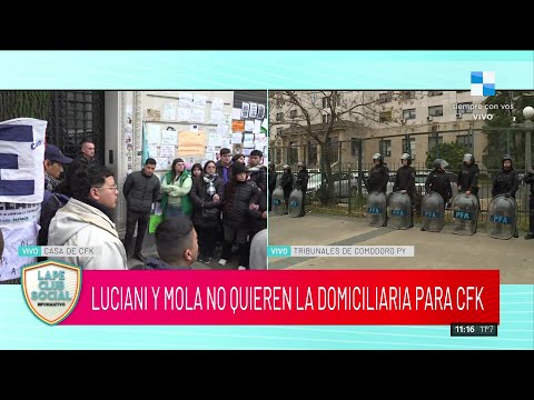 🔴 LA JUSTICIA ANALIZA LA PRISIÓN DOMICILIARIA DE CRISTINA KIRCHNER
