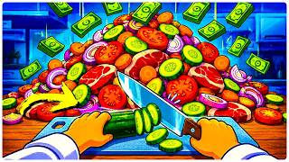 GANHEI MILHÕES CORTANDO PEPINOS | Slice to Meet You