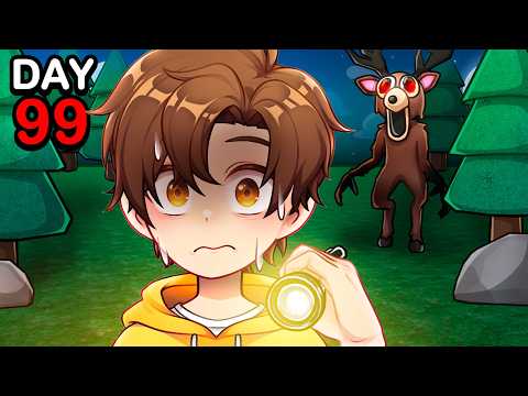 surviving 99 NIGHTS in the Forest alone...