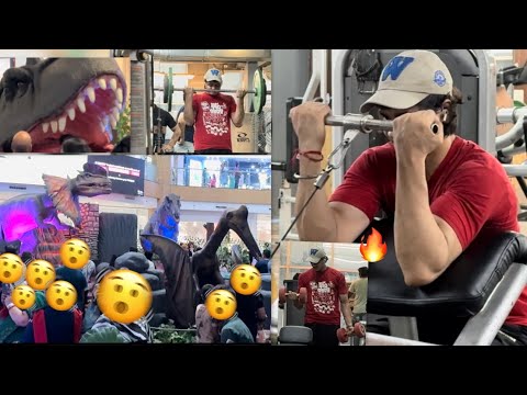 Mall mai 🦖 + 💪🏻Workout | Vlog | Aryan kumar