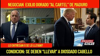 EXILIO DORADO AL REGIMEN PERO DIOSDADO SE DEBE IR