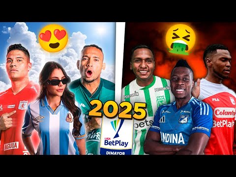 🔥LAS MEJORES y PEORES CAMISETAS de la LIGA BETPLAY 2025😱| CAMILO MD