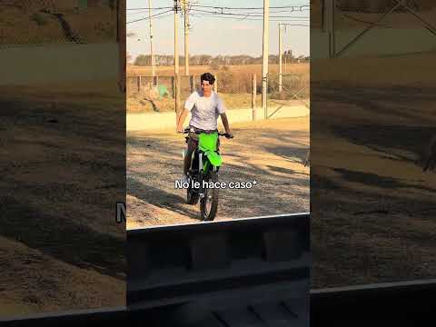 Me haces bosta el pasto😡 #argentina #motocross #kawasaki