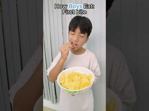 ACC - Sự khác biệt khi con trai và con gái ăn snack || Boys and girls differ when eating snack?