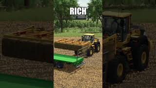 POOR vs RICH #shorts #fs25 #farmingsimulator25