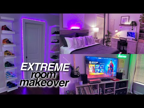 Extreme Room Makeover | Aesthetic/TikTok/Pinterest Bedroom Transformation