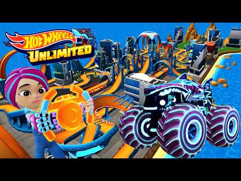 Hot Wheels Unlimited: Monster Trucks Night Racers In New Tracks