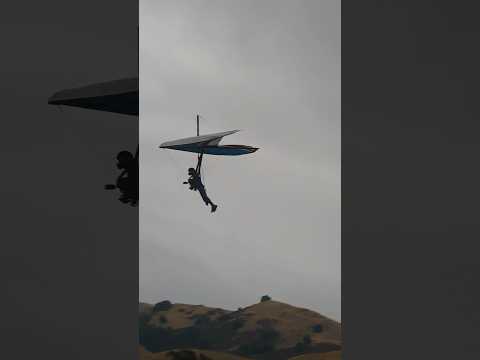 My first hang glider landing at Mission