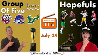 Top Heisman Hopefuls | Likely Group of 5 Playoff Teams | MLB Weekly Roundup | SM Sports Radio July24