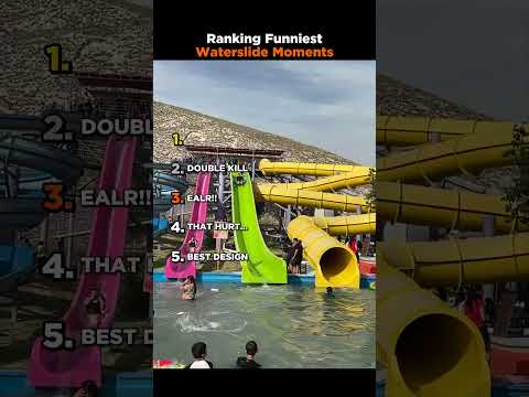 Ranking Funniest Waterslide Moments